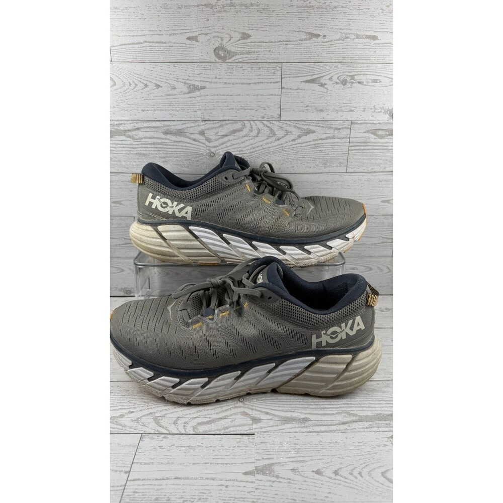 Hoka One One Gaviota 3 1113522 CGOB Charcoal Gray 11.5 2E Mens Running Shoes #95